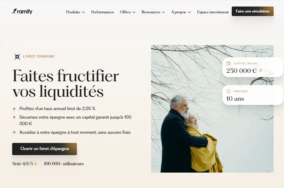 épargne sans risques de ramify